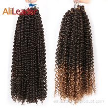 18 &#39;&#39; Passion Twist Sintético Pre Looped Crochet Hair